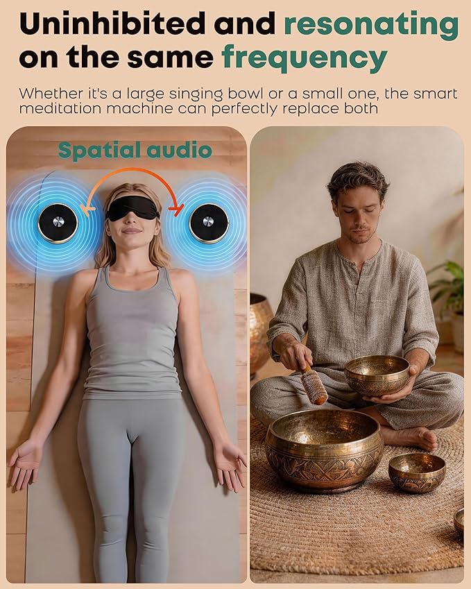 M3 Zen Frequency Sound Machine | Portable Meditation Chime - Image 2