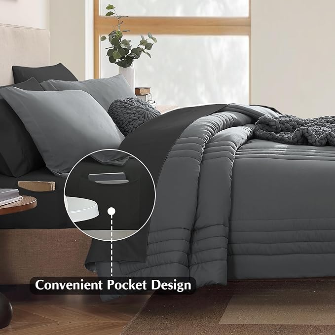 Monbix California King Size Comforter Set - Image 4