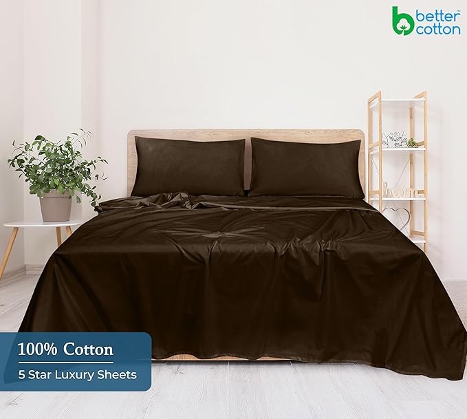 Royale Linen 400 Thread Count 100% American Grown Cotton Flat Sheet - Image 6