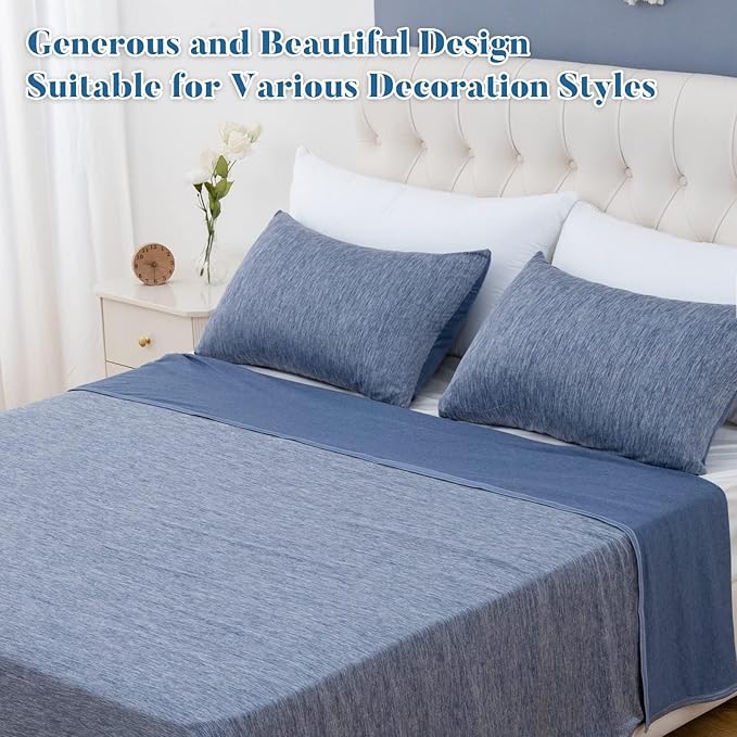 CHOSHOME Cooling Pillow Cases Zipper Pillow Covers Q-Max > 0.45 Zippered - Image 7