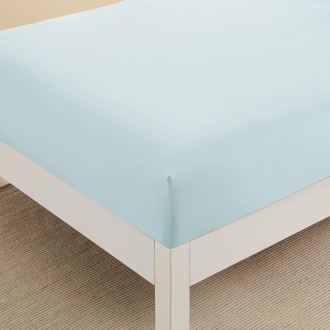 Twin XL Fitted Sheet Only with Full Elastic & Built in Corner Sheet Straps to - Image 3