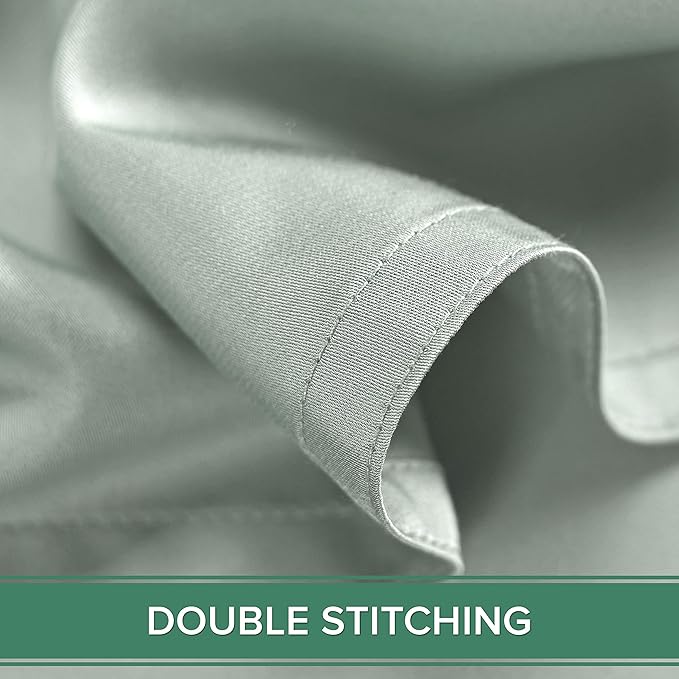 Pure Bamboo Twin Sheets, Genuine 100% Organic Viscose Derived from Bamboo Bed - Image 8