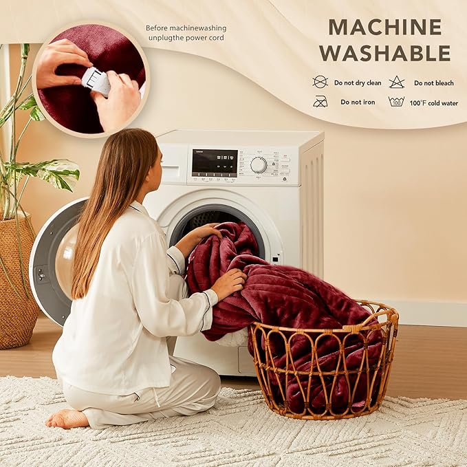 Homemate Electric Heated Blanket King - Image 7