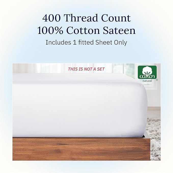 California Design Den Queen Fitted Sheet Only - Image 4