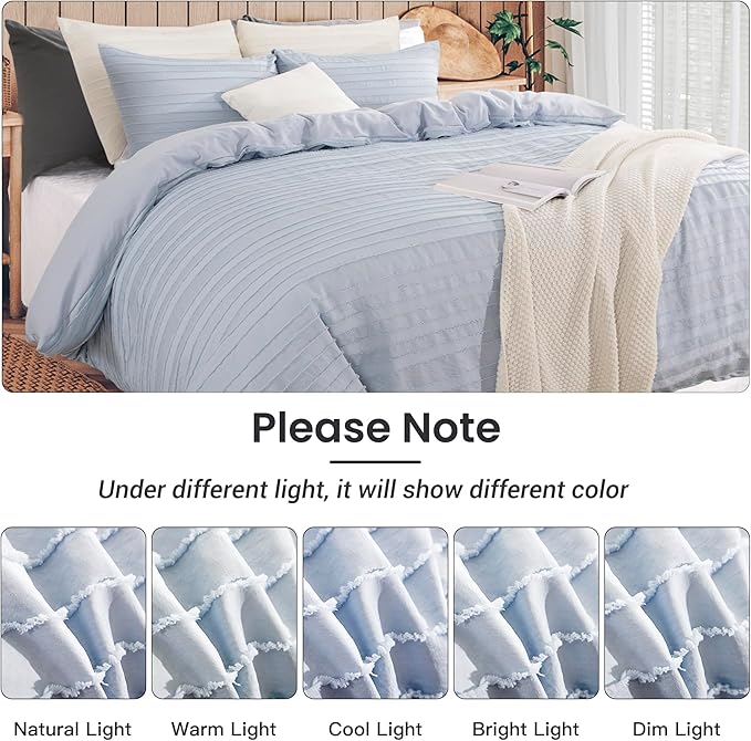 NEXHOME PRO Twin Duvet Cover, Soft and Lightweight 100% Washed Microfiber - Image 8