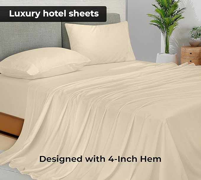 Royale Linens King Flat Sheet - Image 2