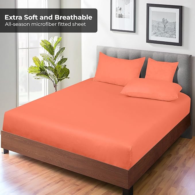 Royale Linens Fitted Sheet Full - Image 4