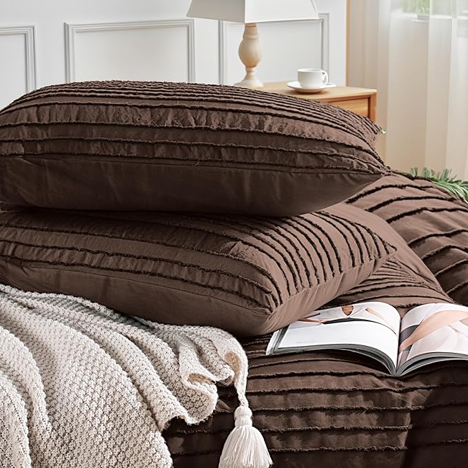 NEXHOME PRO Duvet Cover Queen, 3 Pieces Boho Tufted Duvet Cover Set, Soft and - Image 6