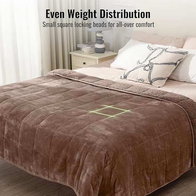 Uttermara Weighted Blanket Twin 15 Pounds, Adult Weighted Blankets - Image 7