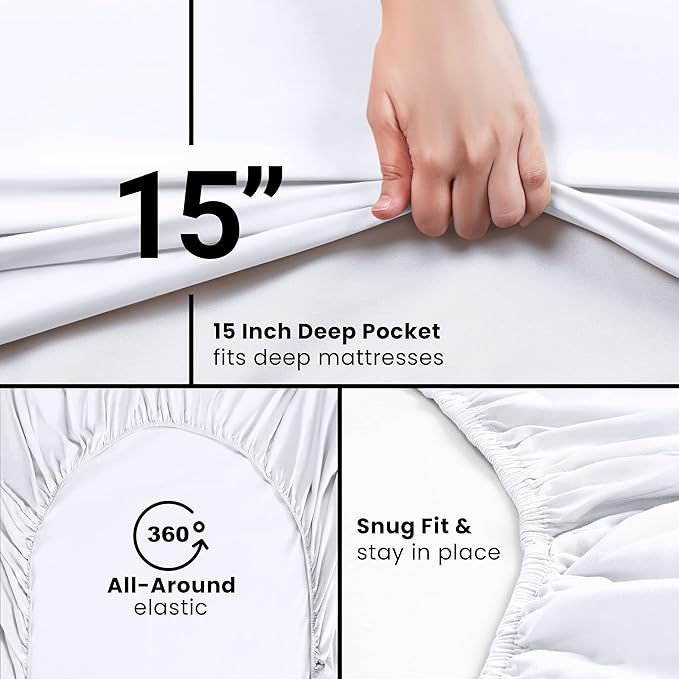 Utopia Bedding Fitted Sheet - Image 6