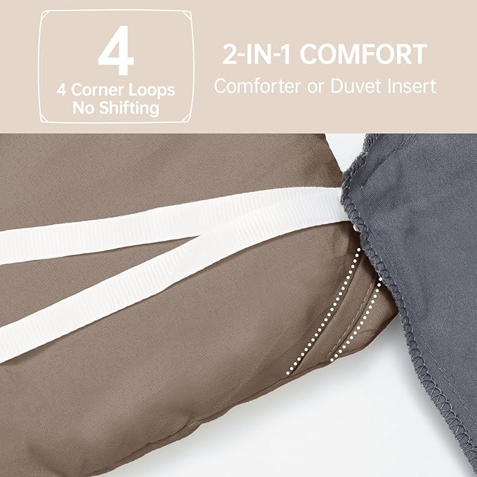 MUXHOMO Full Comforter Sets, All Season Ultra Soft Down Alternative Bedding - Image 6