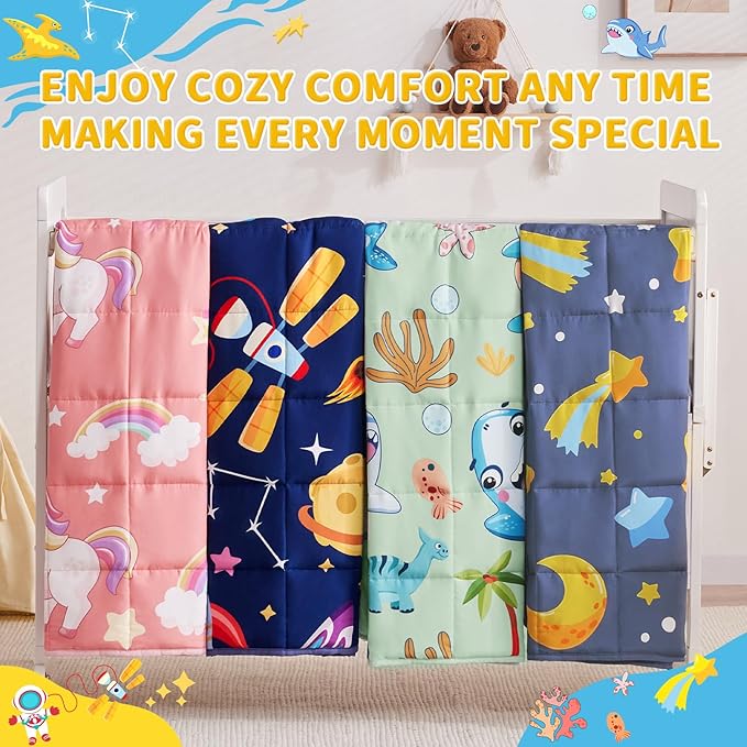 anfie Weighted Blanket Kids Kids Weighted Blanket Cooling Blanket - Image 7