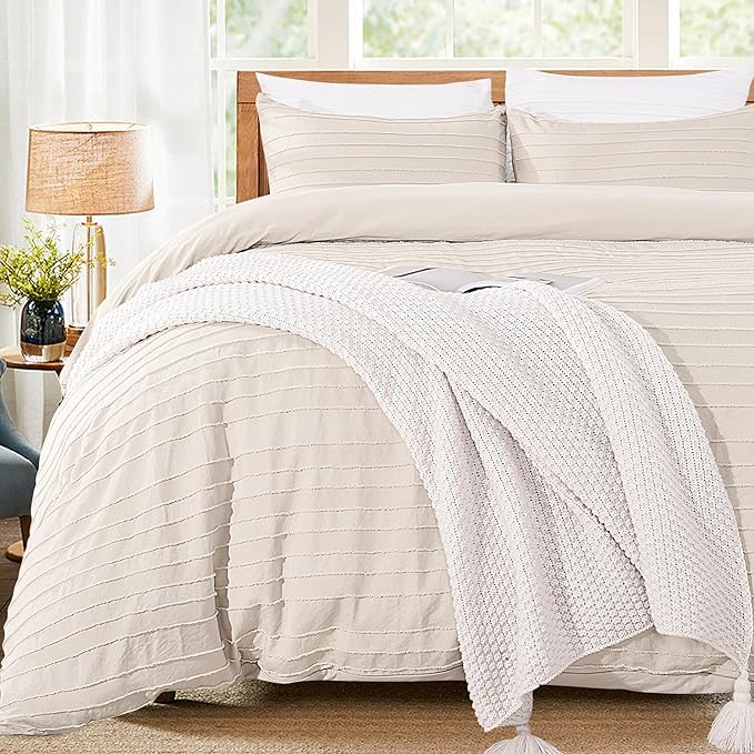 NEXHOME PRO Duvet Cover King, Soft and Lightweight 100% Washed Microfiber by NEXHOMEPRO