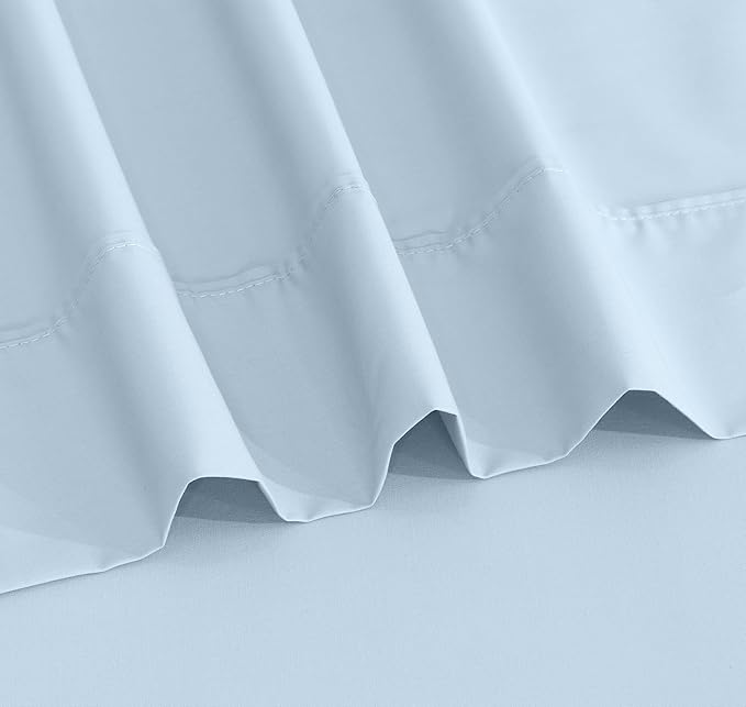 RUVANTI 100% Cotton Sheets – Twin XL Size Percale Bedding, Cooling & Breathable - Image 9