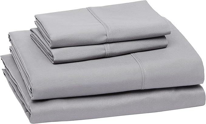 Amazon Basics Soft, Breathable, Wrinkle-Free Brushed Microfiber 4 Piece Bed - Image 2