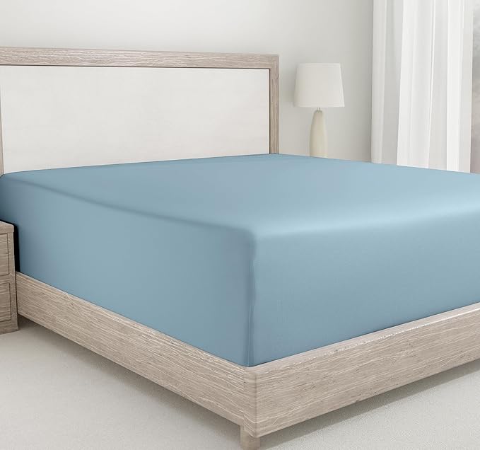 California Design Den Twin XL Deep Pocket Fitted Sheet, Soft 400 Thread Count by CaliforniaDesignDen