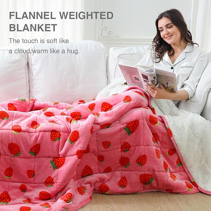 Aemicion Weighted Blanket Queen Size 20 Lbs 60x80 Inches, Ultra Soft - Image 2