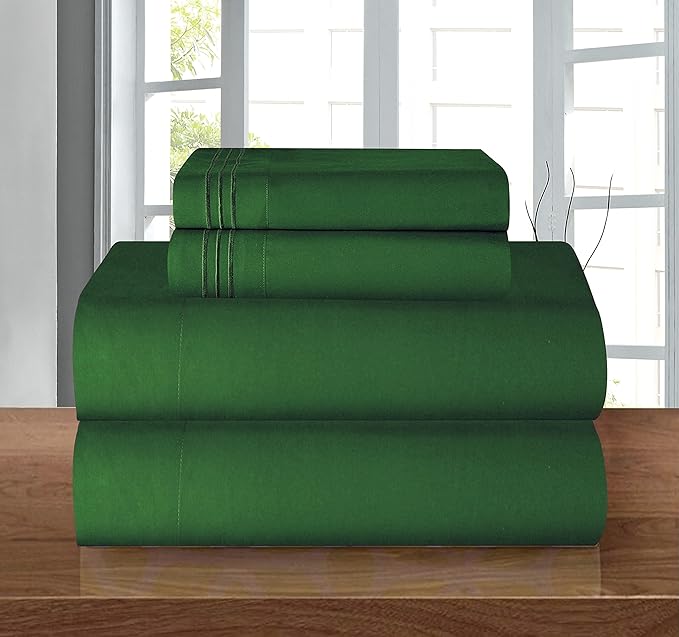 Elegant Comfort Luxury Quality Microfiber 4-Piece 1500 Premium Hotel Sheet - Image 2