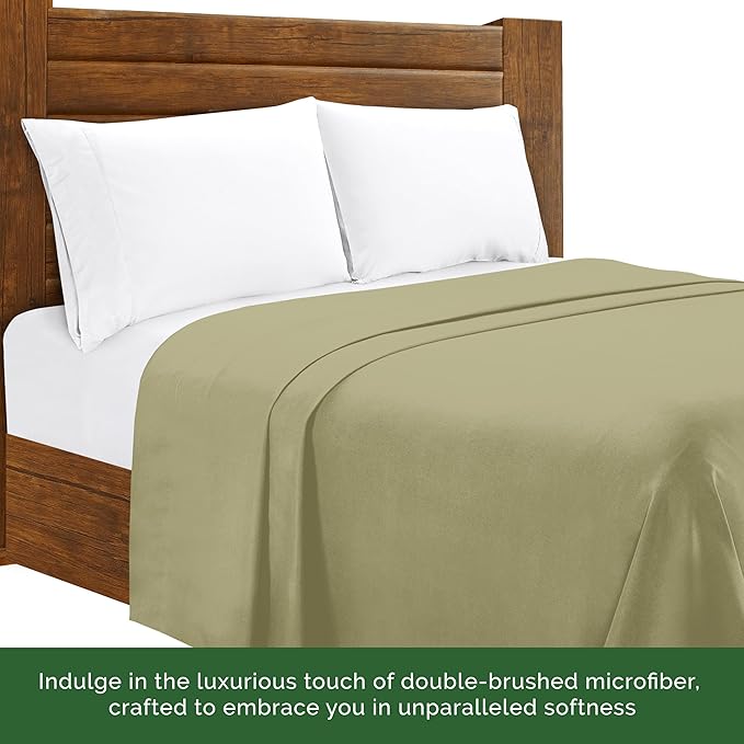 Luxury Flat Sheet on Amazon Elegant Comfort Wrinkle-Free 1500 Premier Hotel - Image 6