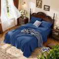 LBRO2M 100% Cotton Sheets Set Deep Pocket 19", 1000 Thread Count Full Size 4 by LBRO2MBedding