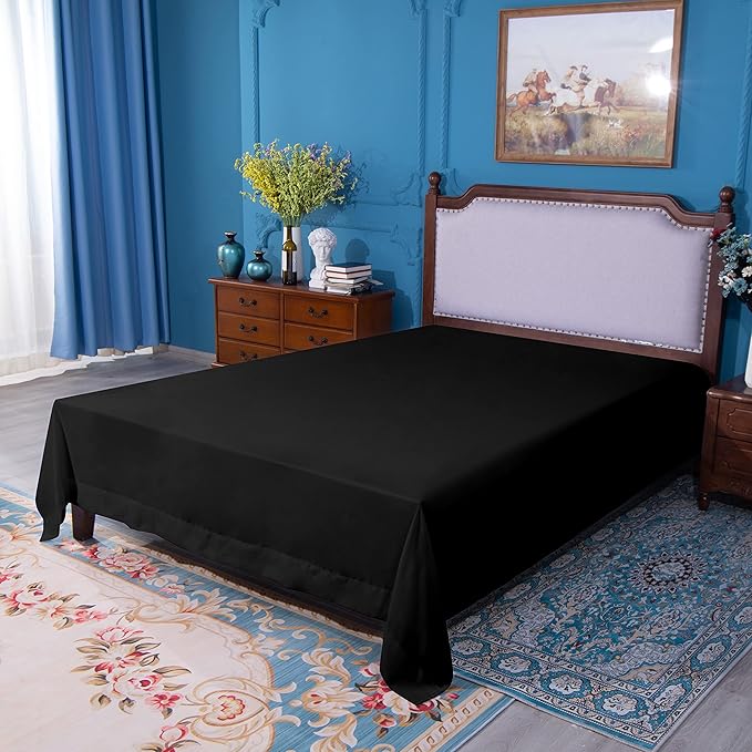NTBAY California King Flat Sheet Only - Image 5