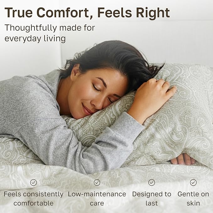 California Design Den Soft 100% Cotton Sheets Full Size Set, 400 TC Good - Image 6