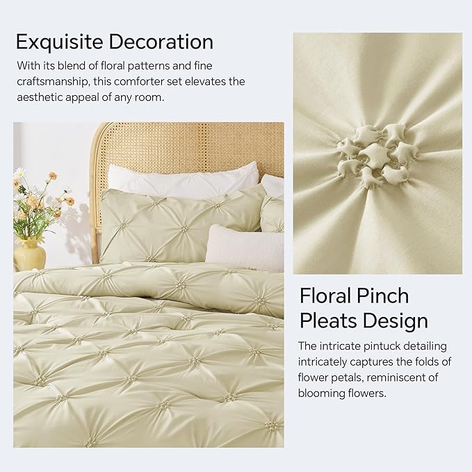 BEDELITE Beige Twin Comforter Set - Image 4