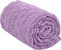 Knitted Weighted Blanket Adult, No Beads Heavy Blanket 50” x 60'' 5lbs by Unknown