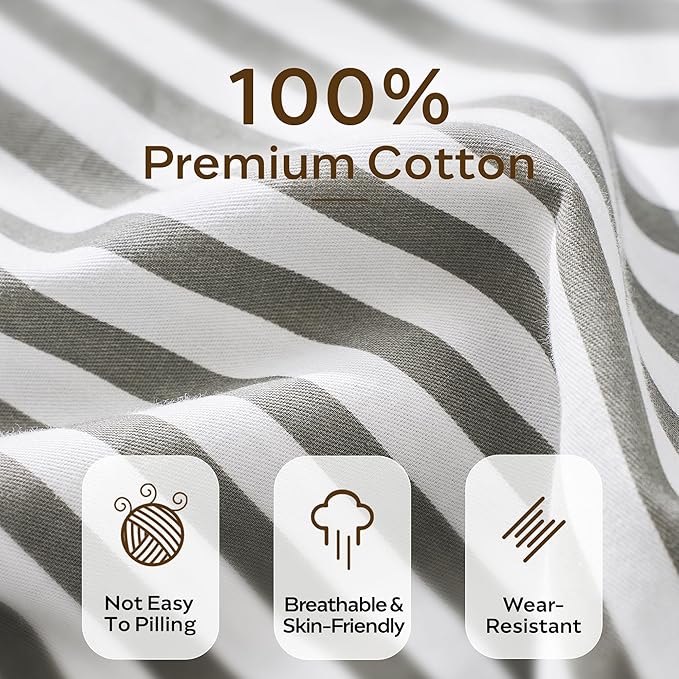 JELLYMONI Duvet Cover, 100% Natural Cotton, Printed Comforter Cover - Image 3
