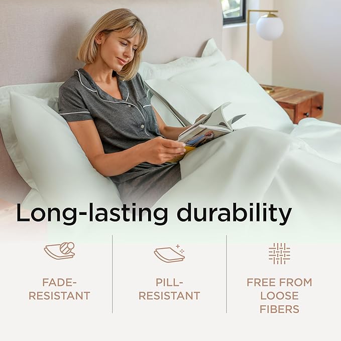 Threadmill Sheets for Twin XL Mattress | 800 Thread Count Twin XL Bed Sheets Set - Image 4