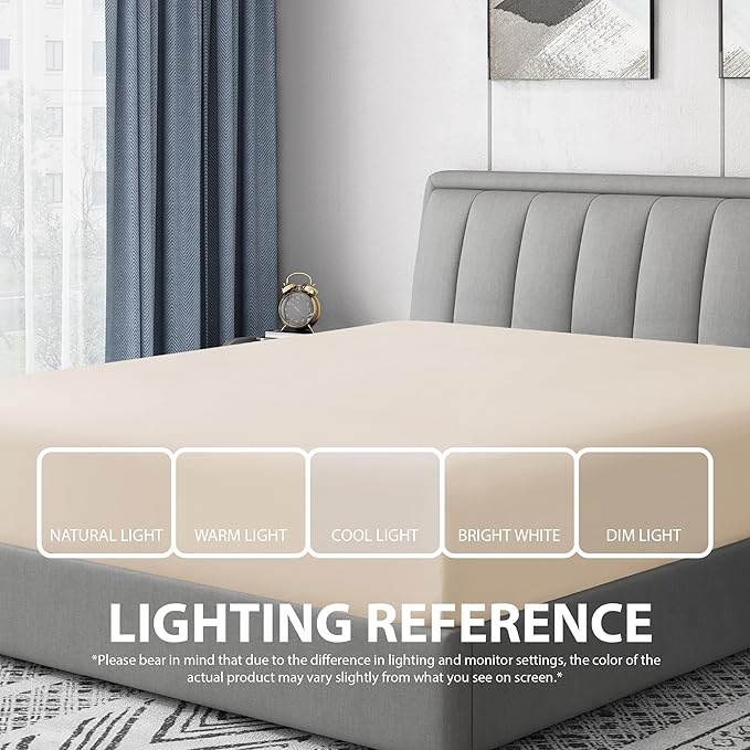 Cathay Home California King Fitted Sheet - Image 5