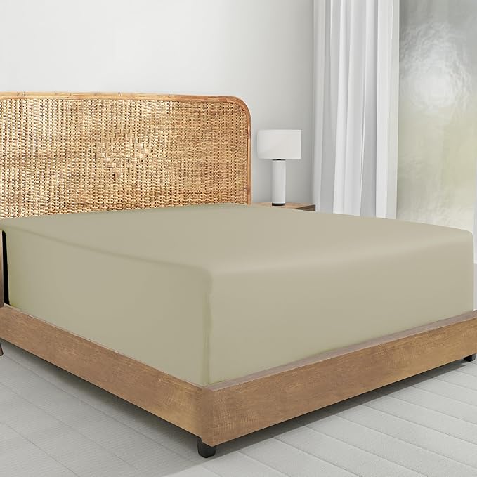 California Design Den Twin Size Fitted Sheet Only by CaliforniaDesignDen