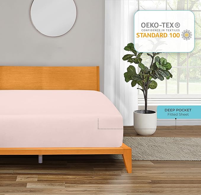 Royale Linens Fitted Sheet California King - Image 7