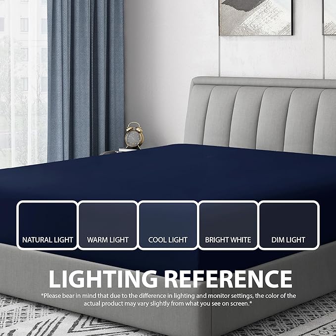 Cathay Home Full Fitted Sheet - Image 5
