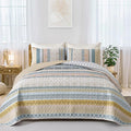 WONGS BEDDING Boho Quilt Set Queen Size, Lightweight Bedspread Coverlet Bedding by WONGSBEDDING