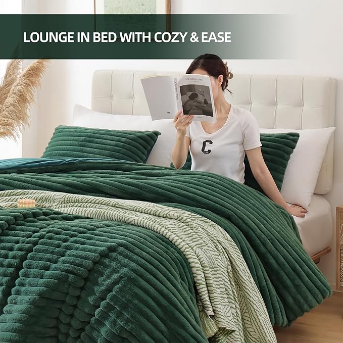 Smoofy Fluffy Full Size Comforter Sets 3 Pieces - Image 6