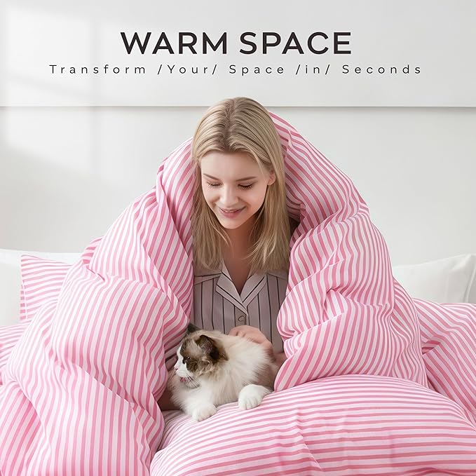 JELLYMONI Twin Duvet Cover Set, Cotton Duvet Cover 2 Pieces - Image 5