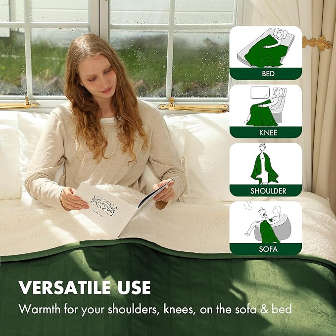 Electric Heated Blanket Twin 62" x 84" - Image 6