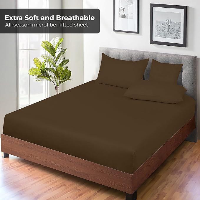 Royale Linens Fitted Sheet California King - Image 4