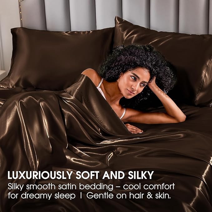 FreshCulture Satin Sheets California King - Image 6