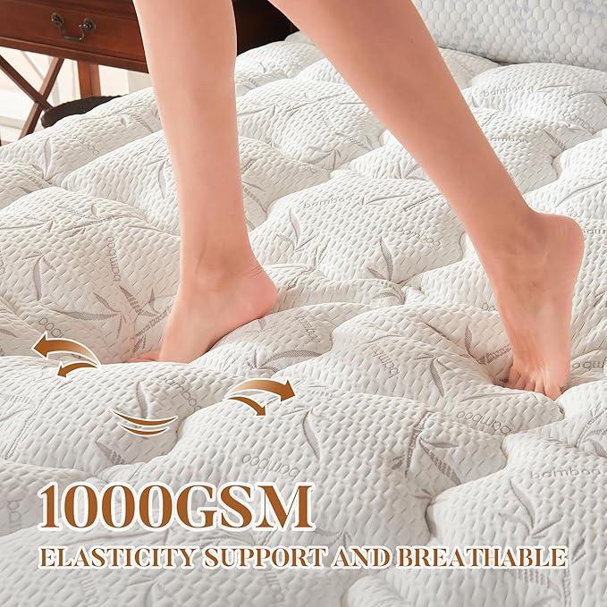 PRIMESOFT 100% Waterproof King Size Mattress Topper, Thick Pillow Top Mattress - Image 5