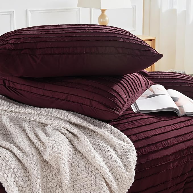 NEXHOME PRO Twin Duvet Cover, Pieces Boho Tufted Duvet Cover Set, Soft and - Image 6