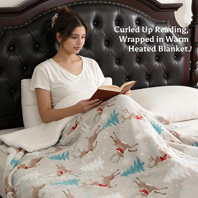 Electric Heated Blanket Full Size 72" x 84" - Image 6