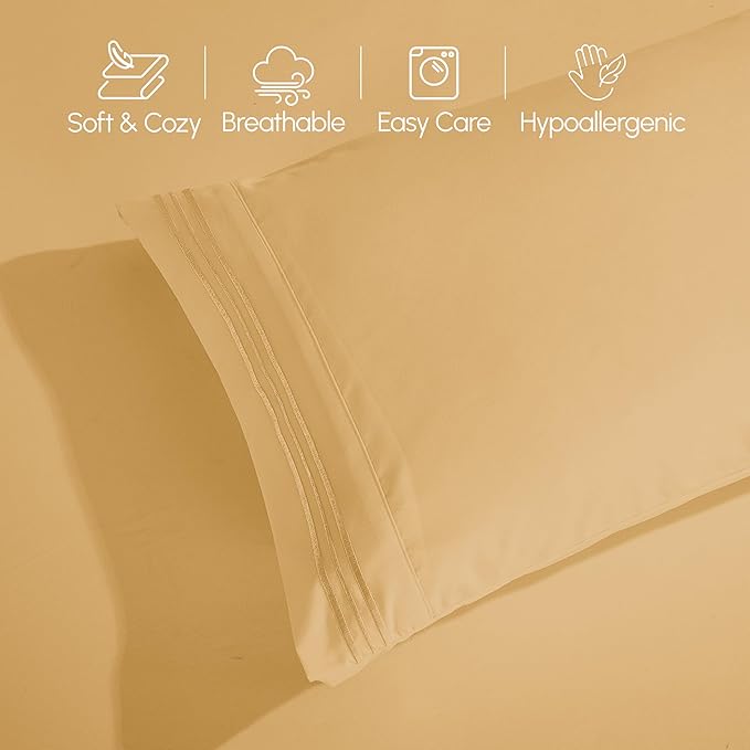 Elegant Comfort Luxurious 1500 Premium Hotel Quality Microfiber Three Line - Image 5