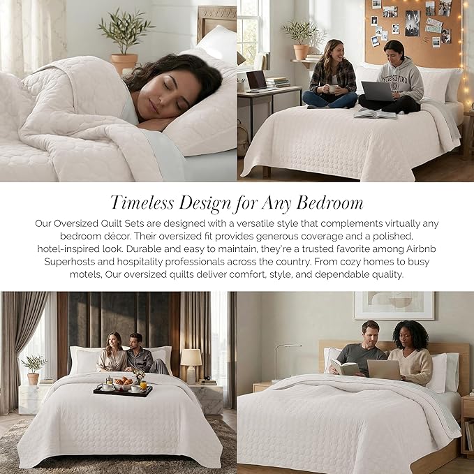Southshore Fine Living, Inc. Quilted Summer Comforter, Queen Size Bedding Set - Image 8
