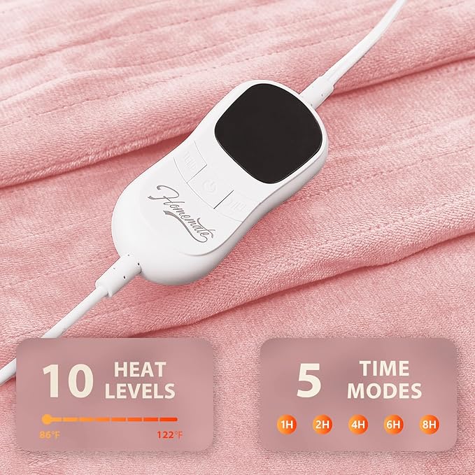 Homemate Electric Heated Blanket Full - Image 4
