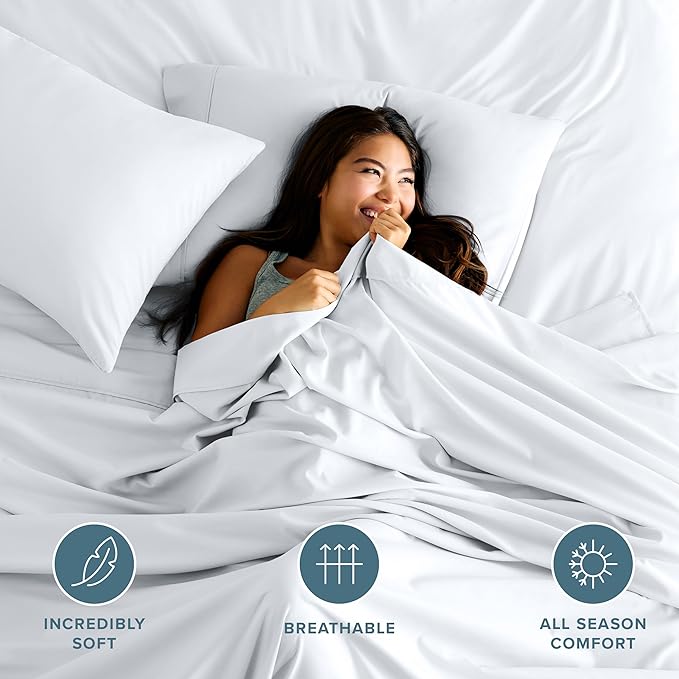 Bare Home Full Flat Sheet - Image 3