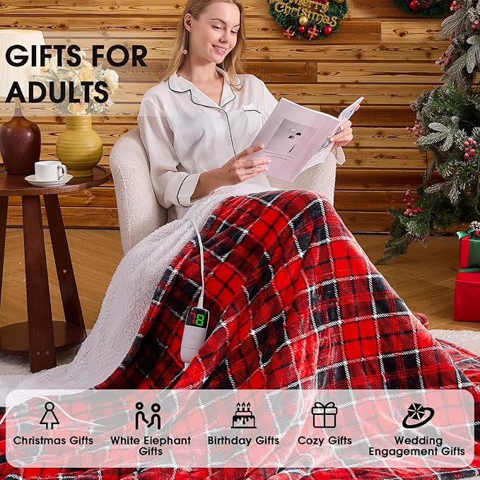 Heated Blanket Electric, Queen Size 84X90, Heating Blanket - Image 4