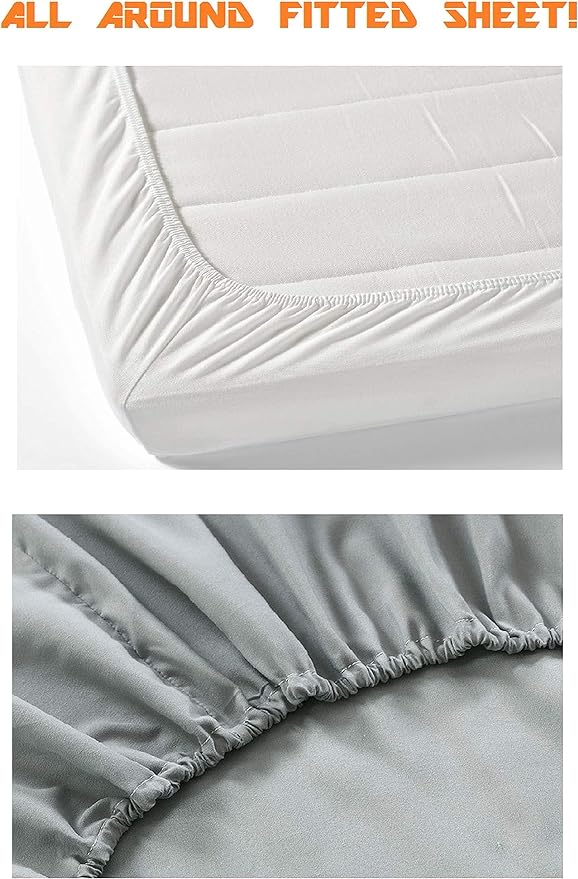 Elegant Comfort 1500 Premium Hotel Quality 1-Piece Fitted Sheet, Softest - Image 3