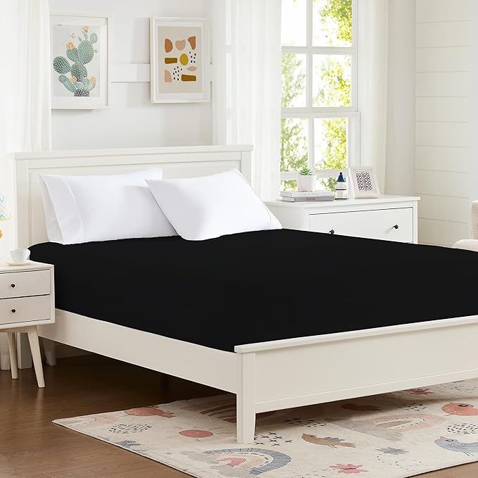 Hotella 100% Microfiber 60"x80" Queen Size Fitted Sheet Only, Hotel Quality by Hotella